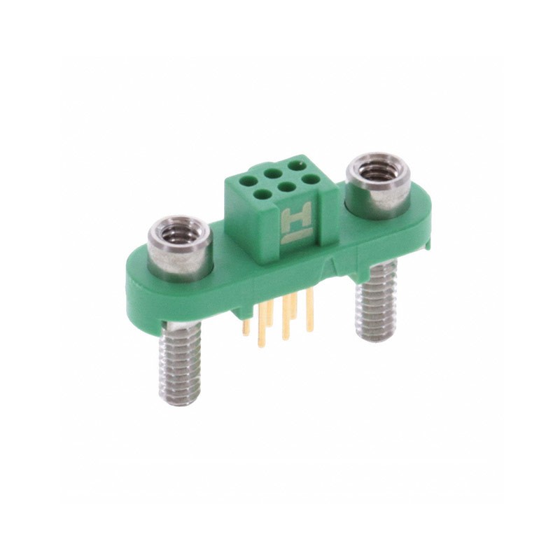 1 pcs : G125-FV10605F3P - CONN RCPT 6POS 0.049 GOLD PCB