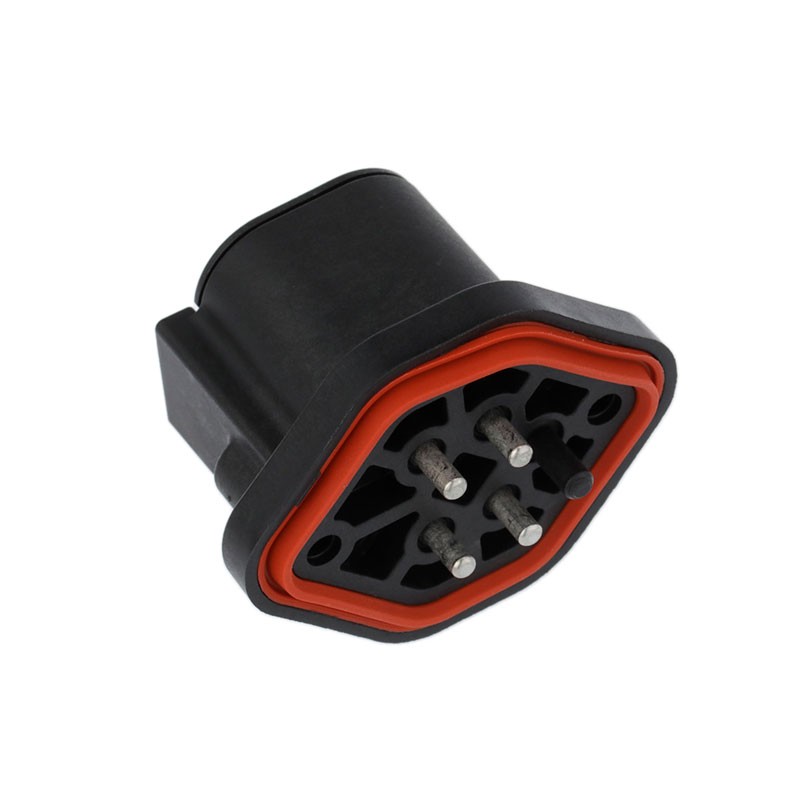 1 pcs : DTP10-4P - CONN RCPT HSG 4POS