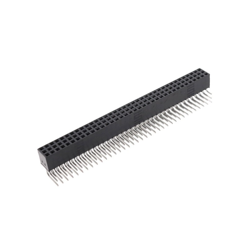 1 pcs : SSQ-136-02-S-T-RA - CONN RCPT 108P 0.1 GOLD PCB R/A