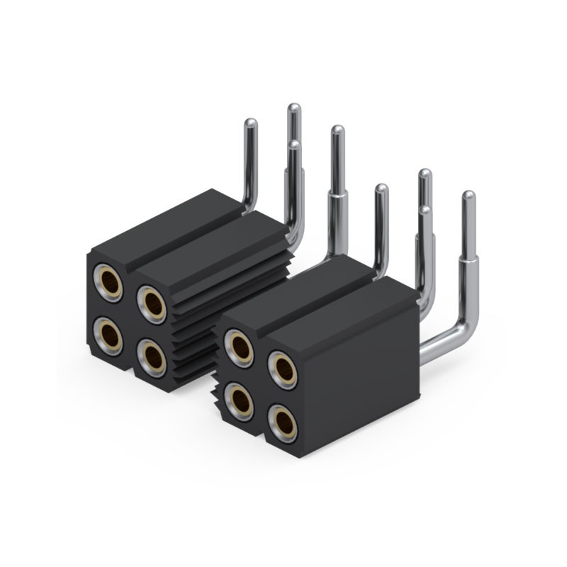 1 pcs : 803-43-100-20-001000 - CONN RCPT 100P 0.1 GOLD PCB R/A