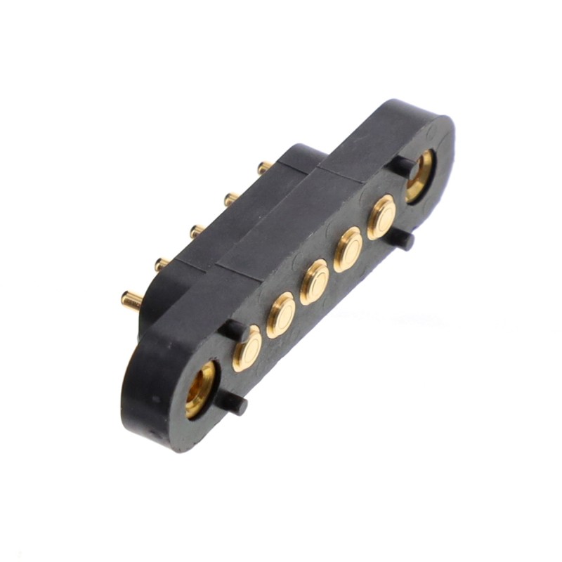 1 pcs : 858-22-005-30-611101 - CONN SPRING PISTON 5POS SMD