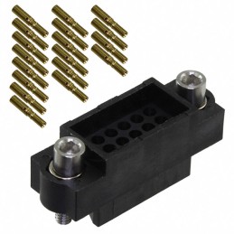 1 pcs : M83-LFD1F2N18-0000-000 - CONN RCPT 18POS CRIMP 22AWG GOLD