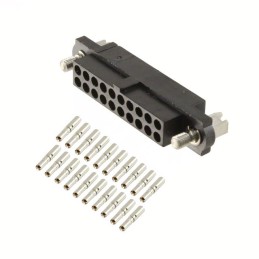1 pcs : M80-4602042 - CONN RCPT 20POS CRIMP 22AWG GOLD