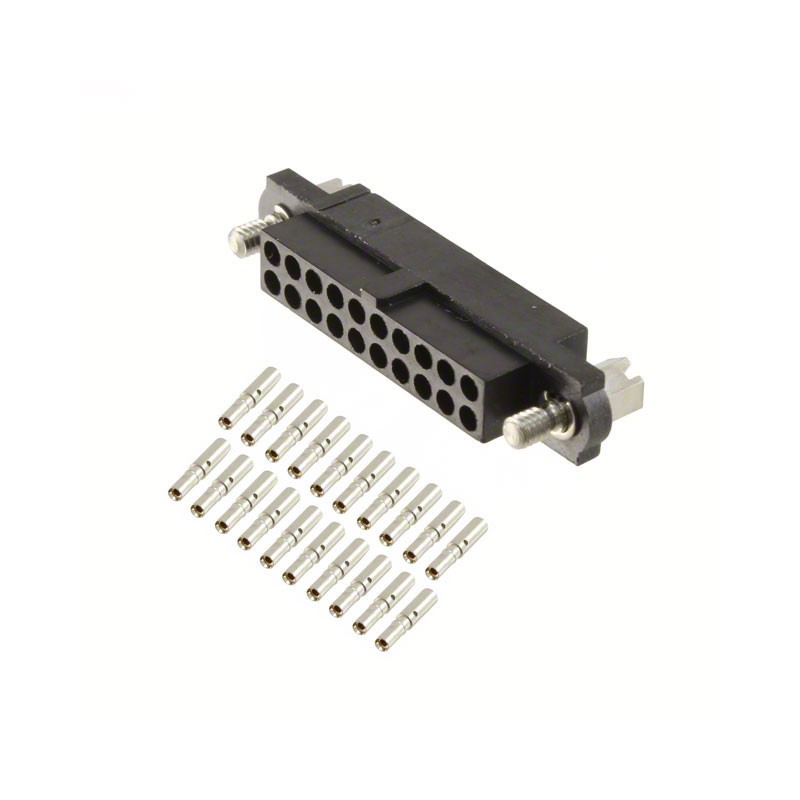 1 pcs : M80-4602042 - CONN RCPT 20POS CRIMP 22AWG GOLD