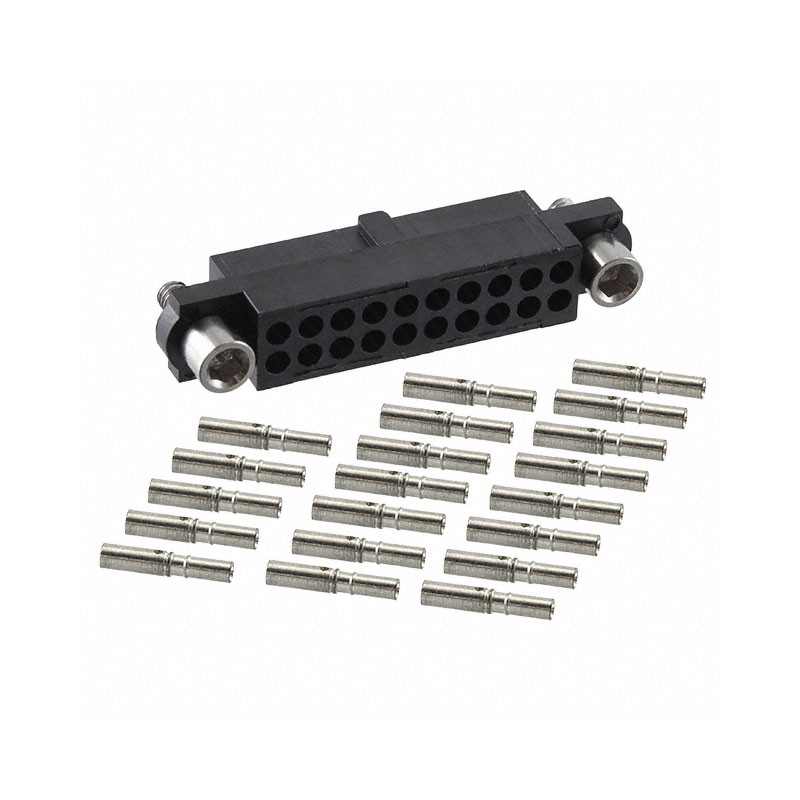 1 pcs : M80-4802042 - CONN RCPT 20POS CRIMP 22AWG GOLD