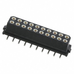 1 pcs : M80-6812042 - CONN RCPT 20POS 0.079 GOLD SMD