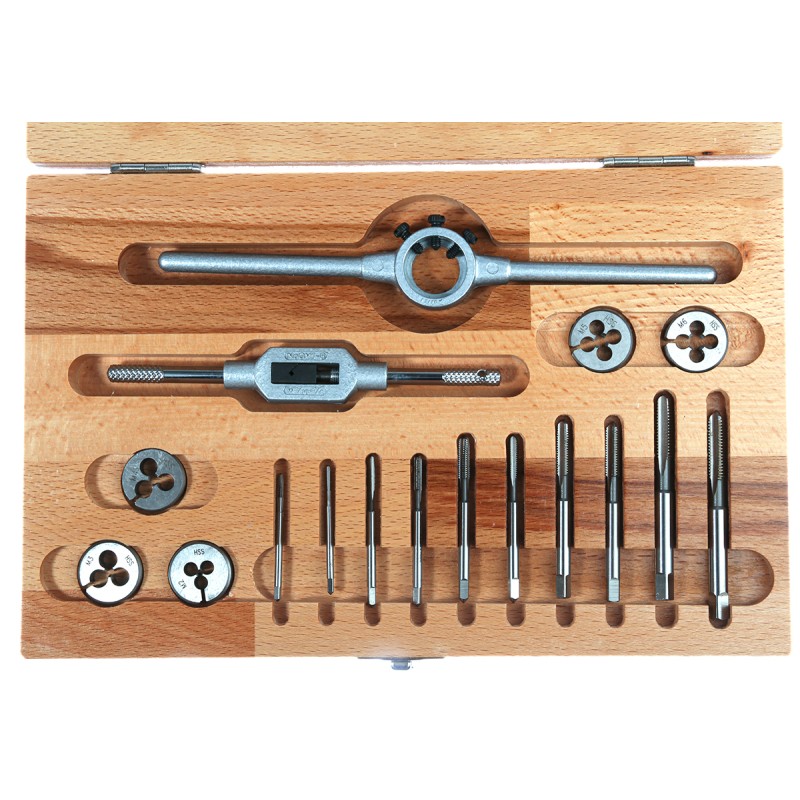 1 Set - RS PRO 12-Piece HSS Thread Tap & Die Set, M2 - M6 Taps, M2 - M6 Dies