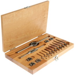 1 Set - RS PRO 12-Piece HSS Thread Tap & Die Set, M2 - M6 Taps, M2 - M6 Dies