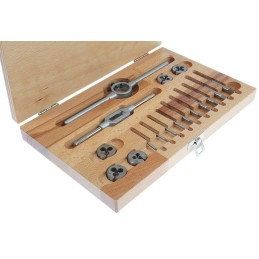 1 Set - RS PRO 12-Piece HSS Thread Tap & Die Set, M2 - M6 Taps, M2 - M6 Dies