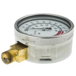 1 pcs - Hi-Force Analogue Pressure Gauge 700bar Bottom Entry, HG1, 0bar min.