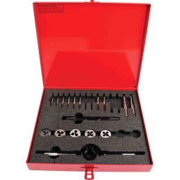 1 Set - Dormer 12-Piece HSS Thread Tap & Die Set, M2 - M6 Taps, M2 - M6 Dies