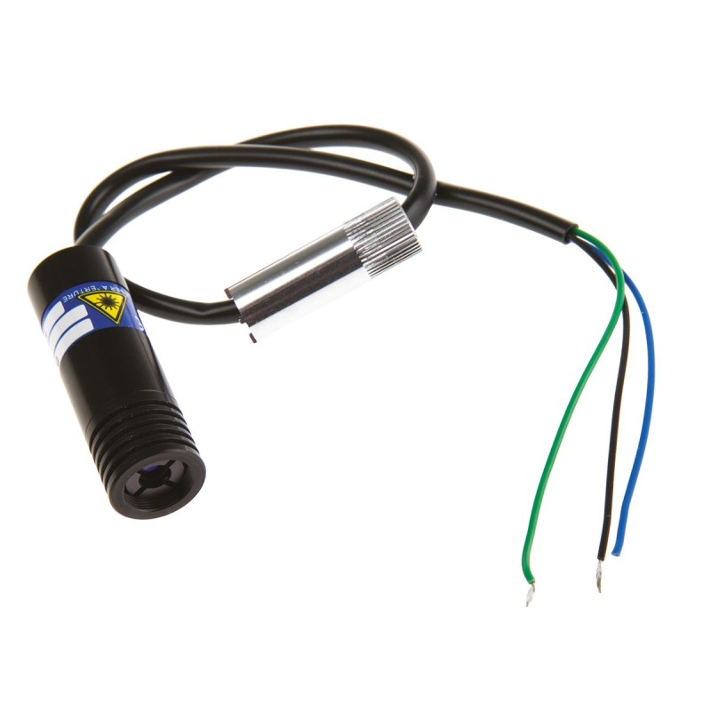 1 pcs - 1068-43-000 Laser Module, 670nm 3mW, Continuous Wave, TTL control Dot pattern -8 - -12 V