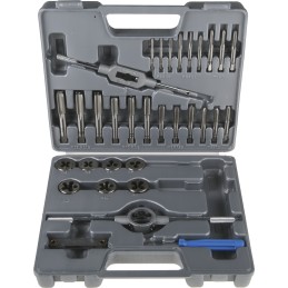 1 Set - RS PRO 32-Piece HSS Tap & Die Set, M3 - M12 Taps, M3 - M12 Dies