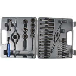 1 Set - RS PRO 32-Piece HSS Tap & Die Set, M3 - M12 Taps, M3 - M12 Dies