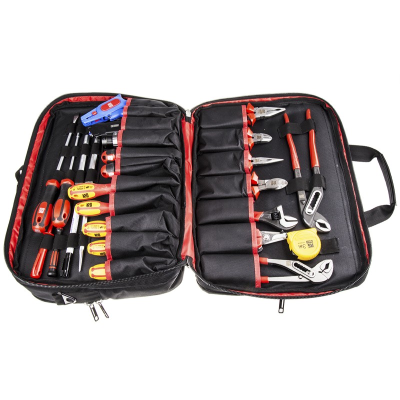 1 Set - RS PRO 32 Piece Electricians Tool Kit with Case, VDE Approved