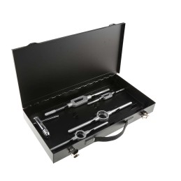 1 Set - RS PRO 14-Piece HSS Thread Tap & Die Set, 1/4 in UNC - 1/2 in UNC Taps, 1/4 in UNC - 1/2 in UNC Dies