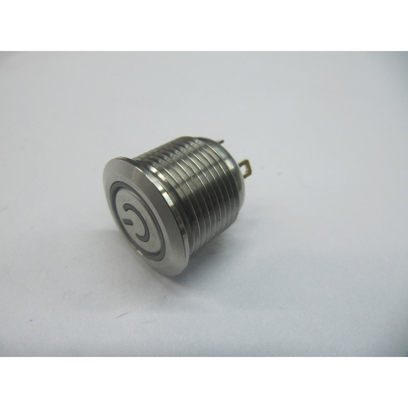 1 pcs - RS PRO Illuminated Push Button Switch, Momentary, Panel Mount, 16mm Cutout, SPST, White LED, 36V dc, IP67