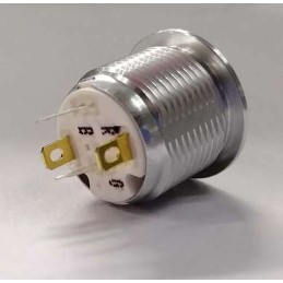 1 pcs - RS PRO Illuminated Push Button Switch, Momentary, Panel Mount, 16mm Cutout, SPST, RGB LED, 36V dc, IP67