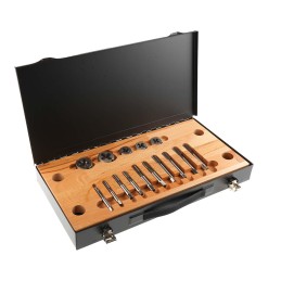 1 Set - RS PRO 14-Piece HSS Thread Tap & Die Set, 1/4 in UNF - 1/2 in UNF Taps, 1/4 in UNF - 1/2 in UNF Dies