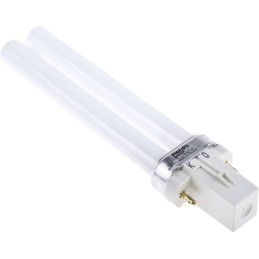 1 pcs - G23 Twin Tube Shape CFL Bulb, 7 W, 2700K, Warm White Colour Tone