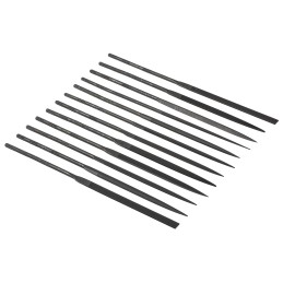 1 Set - Vallorbe 160mm, Second Cut Needle File Set