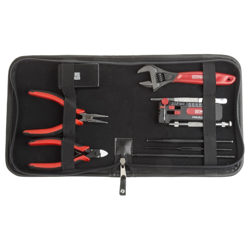 1 Set - RS PRO 14 Piece Electricians Tool Kit with Pouch