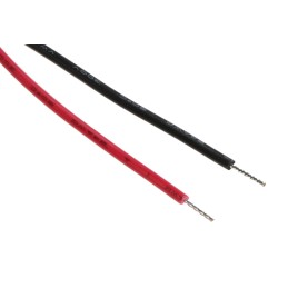 1 pcs - RS PRO Red Panel Mount Indicator, 24V dc, 8mm Mounting Hole Size, Lead Wires Termination