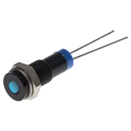 1 pcs - RS PRO Blue Panel Mount Indicator, 2V dc, 6mm Mounting Hole Size, IP67