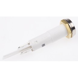 1 pcs - Arcolectric (Bulgin) Ltd Green Indicator, 12V, 10mm Mounting Hole Size