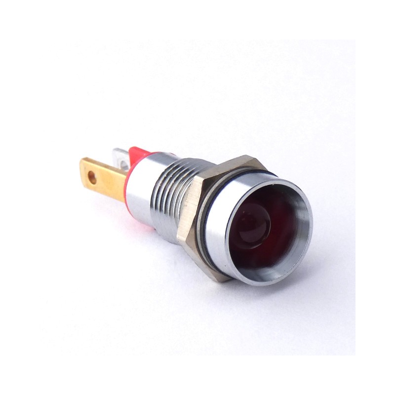 1 pcs - CML Innovative Technologies Panel Mount Indicator, 8mm Mounting Hole Size, Solder Tab Termination, IP67