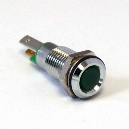 1 pcs - CML Innovative Technologies 1901X05X Series Green Panel Mount Indicator, 2.2V, 8mm Mounting Hole Size, IP67