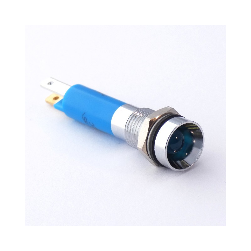 1 pcs - CML Innovative Technologies Panel Mount Indicator, 8mm Mounting Hole Size, Solder Tab Termination, IP67