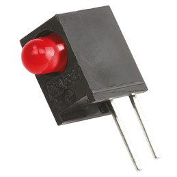 1 pcs - Marl 113-305-04, Red Right Angle PCB LED Indicator, Through Hole 2 V