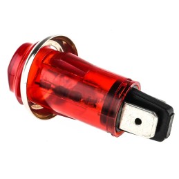 1 pcs - CAMDENBOSS Red Neon Panel Mount Indicator, 240V, 13mm Mounting Hole Size