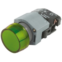 1 pcs - EAO Green Pilot Light, IP65