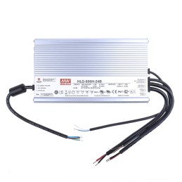 1 pcs - MEAN WELL LED Driver, 12 - 24V Output, 600W Output, 25A Output, Constant Voltage Dimmable