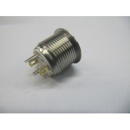 1 pcs - RS PRO Illuminated Push Button Switch, Momentary, Panel Mount, 16mm Cutout, SPST, RGB LED, 36V dc, IP67