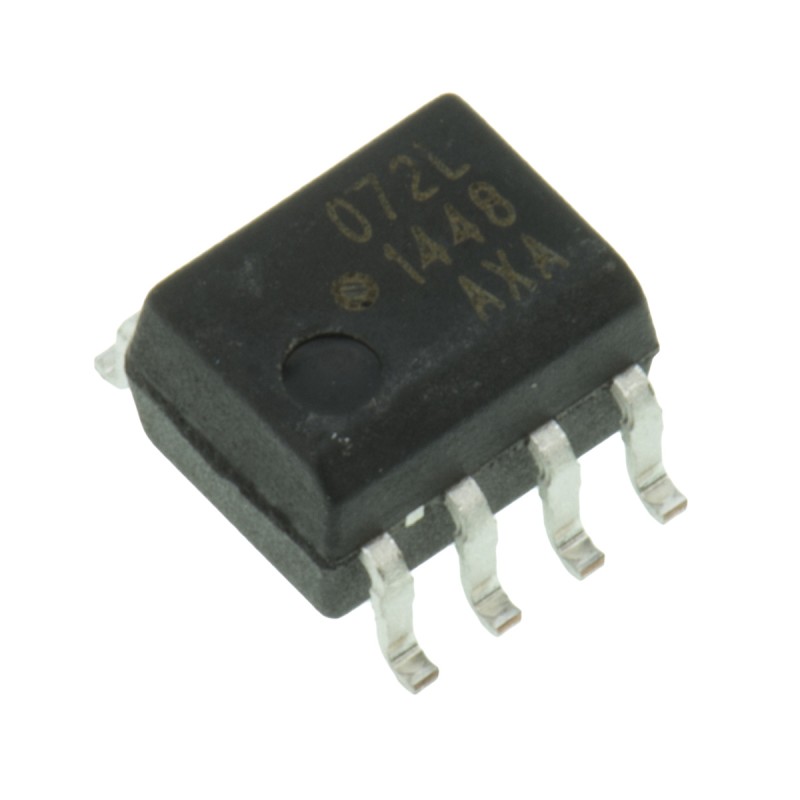 1 pcs - Broadcom, ACPL-072L-000E DC Input Transistor Output Optocoupler, Surface Mount, 8-Pin SOIC