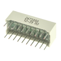 1 pcs - DC-10SGWA Kingbright Light Bar LED Display, Green 21 mcd