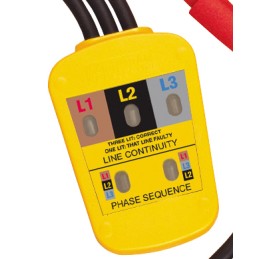 1 pcs - Martindale PC 15250 Phase Rotation Tester, CAT IV 600V, 60Hz Max, 600V ac Max with RS Calibration