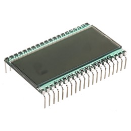 1 pcs - RS PRO 7-Segment LCD Display, Black on Grey, 1 Row by 4-1/2 Characters, Transflective