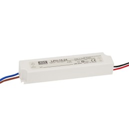 1 pcs - MEAN WELL LED Driver, 12V Output, 18W Output, 0 - 1.5A Output, Constant Voltage