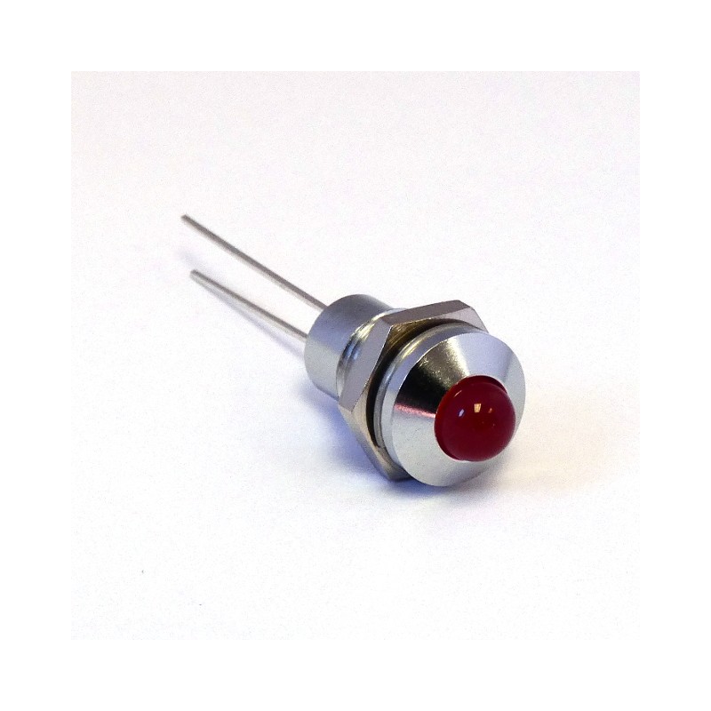1 pcs - CML Innovative Technologies Panel Mount Indicator, 8mm Mounting Hole Size, Lead Wires Termination, IP67