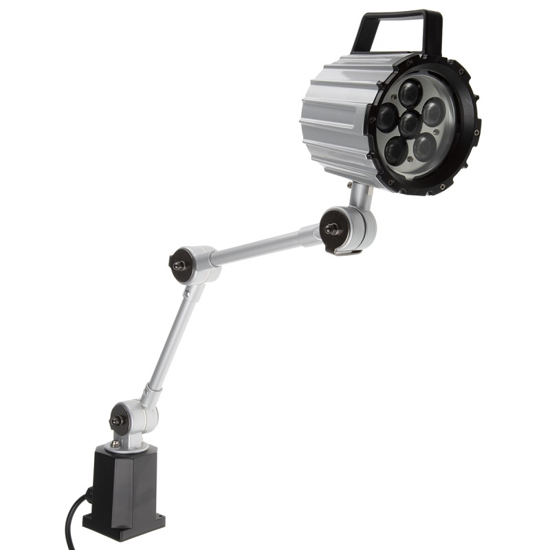 1 pcs - RS PRO LED Machine Light, 100 - 260 V ac, 12 W, Adjustable Arm, 215mm Reach, 430mm Arm Length