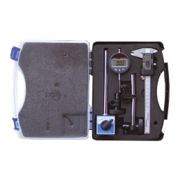 1 pcs - RS PRO Metric & Imperial Digital Caliper, Digital Indicator, Magnetic Base Measuring Set