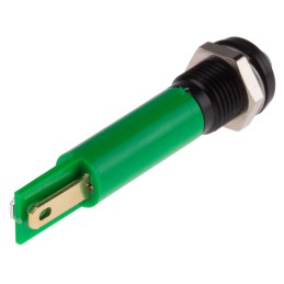 1 pcs - RS PRO Green Panel Mount Indicator, 110V ac, 8mm Mounting Hole Size, IP67