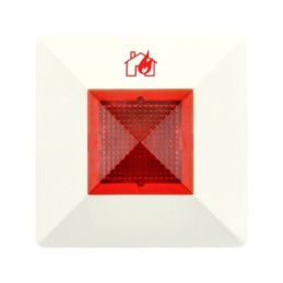 1 pcs - Eaton Series Red Beacon, 3 - 20 V dc, 5 - 30 V dc, Wall Mount, LED Bulb, IP23