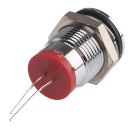 1 pcs - RS PRO Red Panel Mount Indicator, 2V dc, 14mm Mounting Hole Size