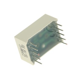 1 pcs - SC05-11GWA Kingbright 7-Segment LED Display, CC Green 10 mcd RH DP 12.7mm