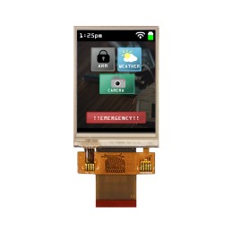 1 pcs - NEWHAVEN DISPLAY INTERNATIONAL NHD-2.4-240320CF-CTXI-FT TFT LCD Colour Display / Touch Screen, 2.4in, 240 x 320pixels